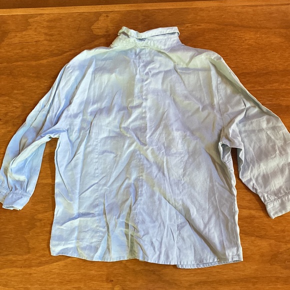 Linen three quarter sleeve button up blouse, Old Navy XL - Picture 3 of 5